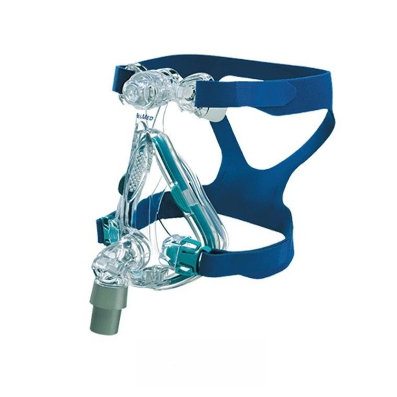 Silicone Mask Bracket - Maska na twarz z wentylatorem, pełnotwarzowa,