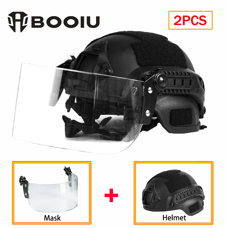 Kids Face Mask - BOOIU Nowe Taktyczne Zestawy Hełmów z