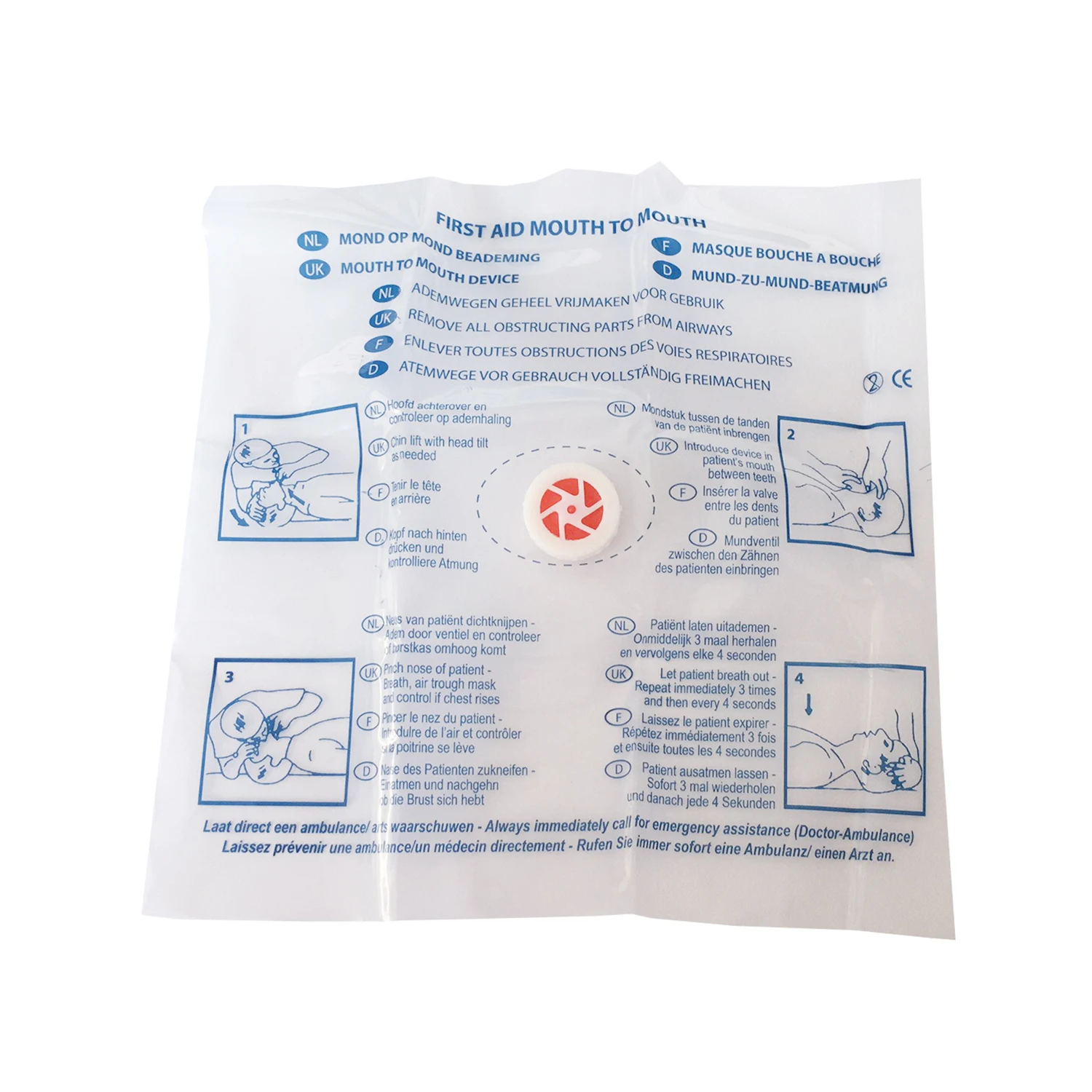 Maska do oddechu ustna od prod – Disposable Mask Blue recenzja i cena