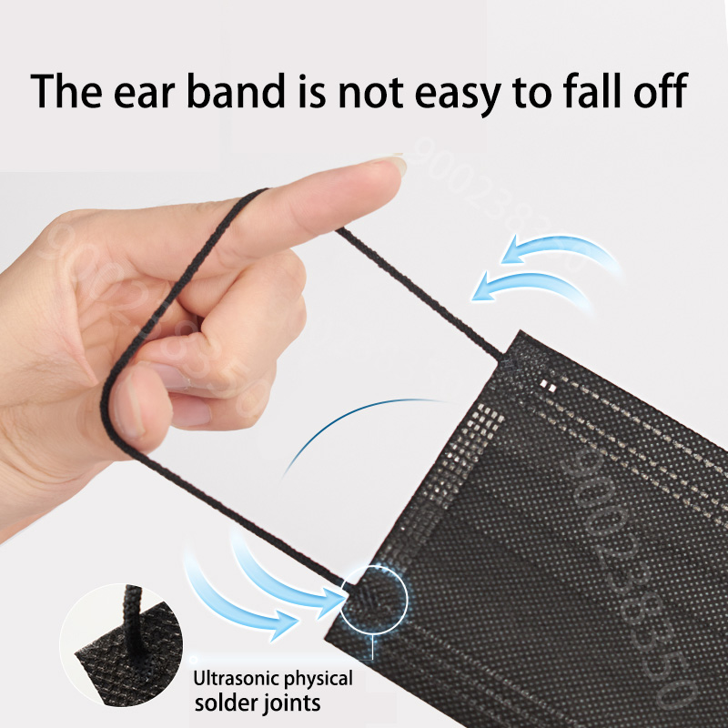 50-500 szt. Czarna jednorazowa – Disposable Surgical Mask recenzja i cena