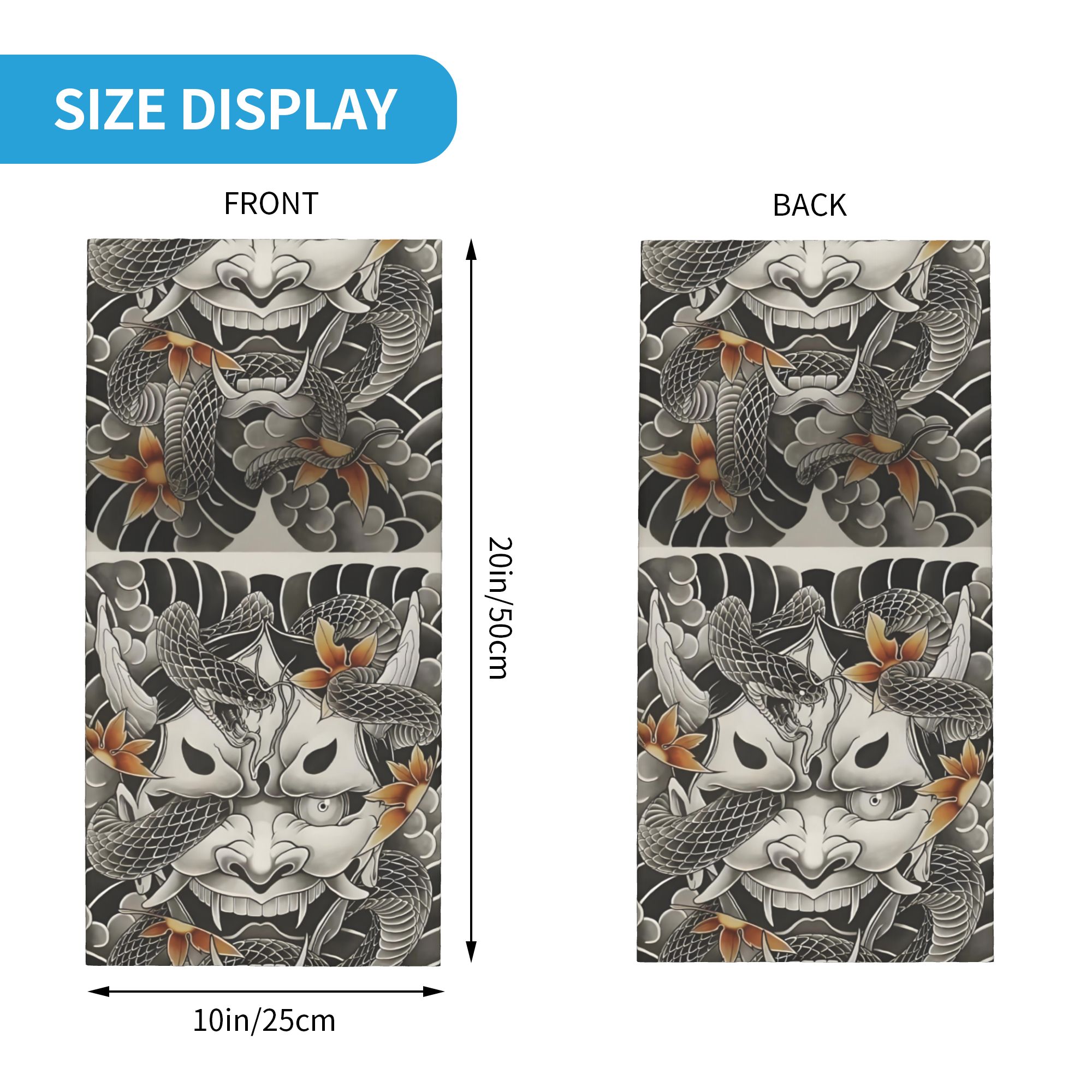Chusta na szyję typu bandana z – Neck Gaiter Face Cover recenzja i cena