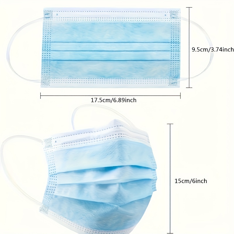 Dostawa w 10 dni! 400 sztuk gr – Disposable Mask Blue recenzja i cena